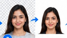 AI prepares an ID photo with background removal and compliance checks